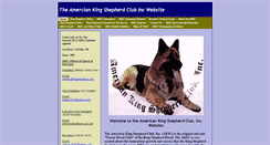 Desktop Screenshot of americankingshepherdclubinc.com